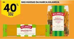 Continente massas da marca milaneza promoção