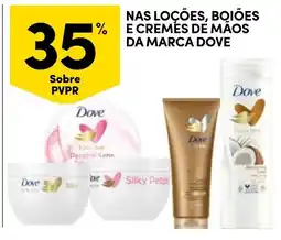 Continente Dove nas loções, boijões e cremês de mãos promoção