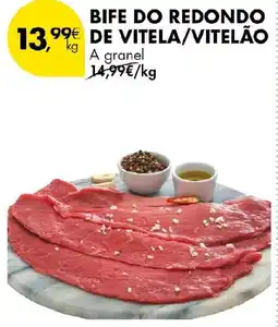 Pingo Doce Bife do redondo de vitela/vitelão promoção