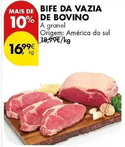 Pingo Doce Bife da vazia de bovino promoção