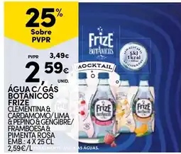 Continente Água c/ gás botânicos frize promoção