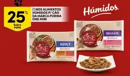 Continente Alimentos húmidos p/ cão da marca Purina One Mini promoção