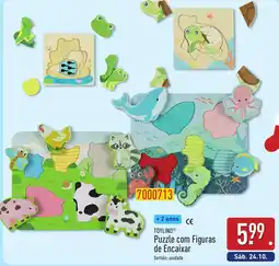 ALDI Toylinó puzzle com figuras de encaixar promoção