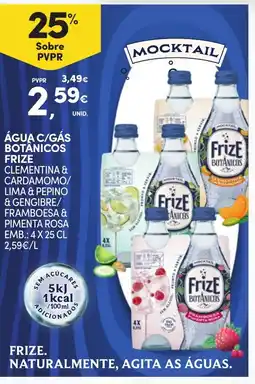 Continente Água c/gás botânicos frize promoção