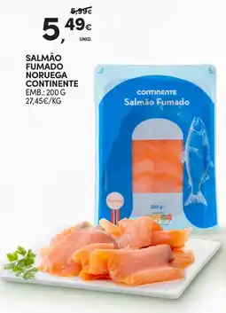 Continente Salmão fumado noruega continente promoção