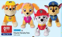 ALDI Peluche Patrulha Pata promoção