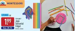 ALDI Toylineno jogo sensorial fidget promoção