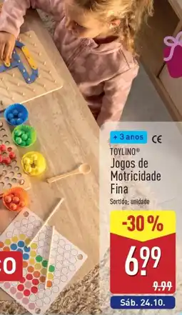 ALDI Toylinos jogos de motricidade fina promoção