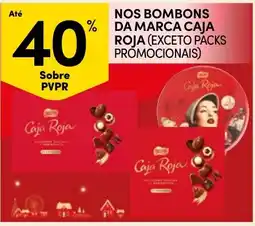 Continente bombons da marca caja roja promoção