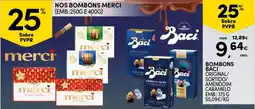 Continente Bombs baci original/sortido/amendoin caramelo promoção