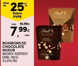 Continente bombons de chocolate nuxor negro/sortido promoção