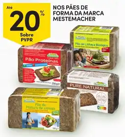 Continente Pão de Mistura de cereais Mestemacher promoção