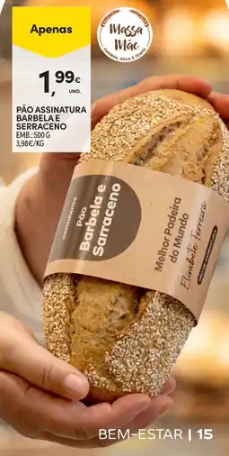 Continente Pão assinatura Barbela e Sarraceno promoção