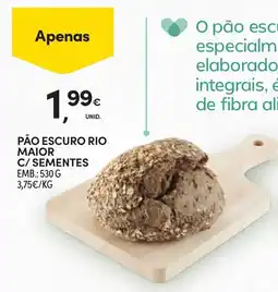 Continente Pão escuro rio maior c/ sementes promoção