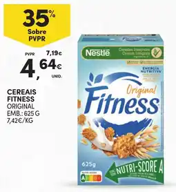 Continente Cereais fitness original promoção