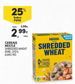 Continente Cereais Nestlé Shredded Wheat promoção