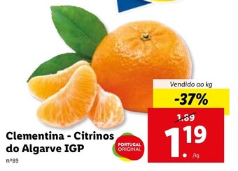 Clementina-Citrinos do Algarve IGP