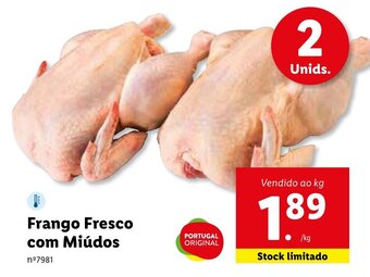 Lidl Frango Fresco com Miúdos 2 unid promoção