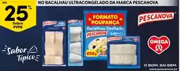 Continente No bacalhau ultracongelado da marca pescanova promoção