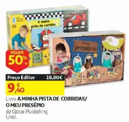 Auchan Livro A MINHA PISTA DE CORRIDAS/ O MEU PRESÉPIO de Globe Publishing promoção