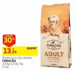 Auchan Ração para Cão Adulto Furacão promoção