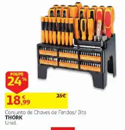 Auchan Conjunto de Chaves de Fendas/ Bits Thork promoção