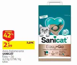 Auchan Areia Aglomerante Sanicat Easy + Go promoção