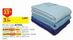 Auchan Manta Coral ACTUEL promoção