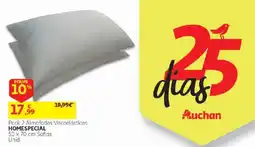 Auchan Almofadas viscoelásticas homespecial promoção