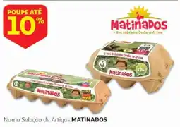 Auchan Ovos de Galinhas Criadas ao Ar Livre Matinados promoção