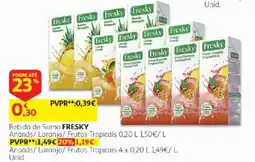 Auchan Bebida de Sumo Fresky promoção