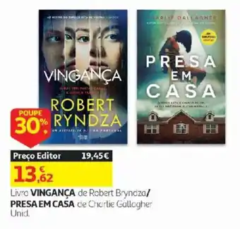 Livro vingança de robert bryndza / presa em casa de charlie gallagher