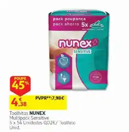 Auchan Toalhitas nunex promoção
