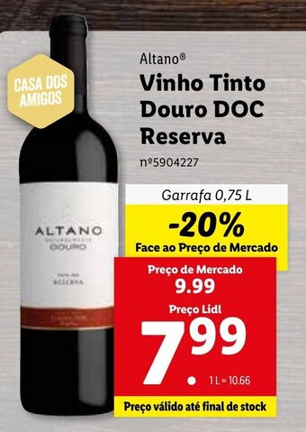 Altano Vinho Tinto Douro DOC Reserva 0,75L