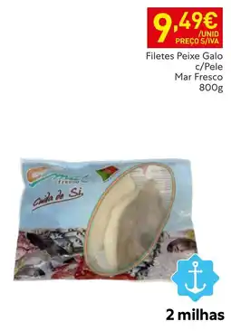 Recheio Filetes Peixe Galo c/Pele Mar Fresco promoção
