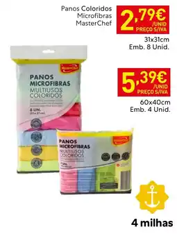 Recheio Panos microfibras masterchef promoção