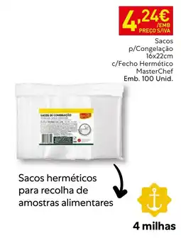 Recheio Sacos de congelação masterchef promoção