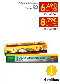 Recheio Película aderente pvc masterchef promoção