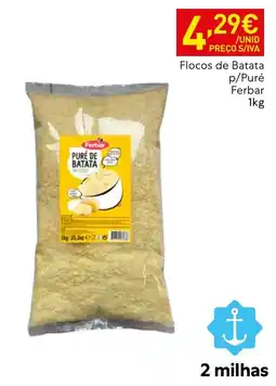 Recheio Flocos de Batata p/Puré Ferbar promoção