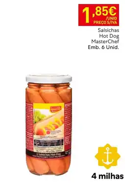 Recheio Salsichas Hot Dog MasterChef promoção