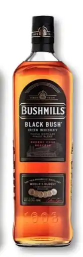 Recheio Whisky Bushmills Black bush promoção