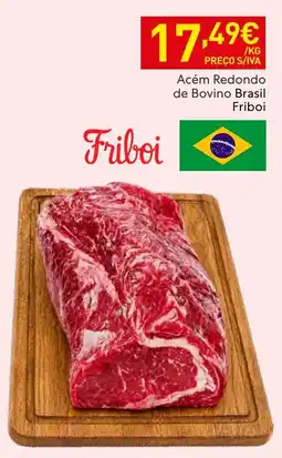 Recheio Acém Redondo de Bovino Brasil Friboi promoção