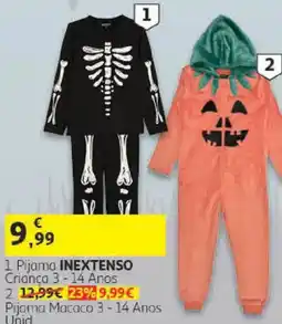 Auchan Pijama inextenso promoção