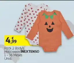 Auchan Pack 2 Body's Halloween Inextenso promoção