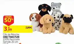 Auchan Cão de Peluche One Two Fun promoção