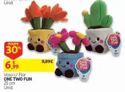 Auchan Vaso c/ Flor One Two Fun promoção