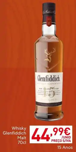 Recheio Whisky Glenfiddich Malt promoção