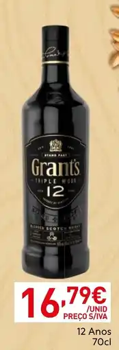 Recheio Grants triple wood 12 anos promoção