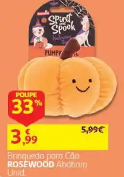 Auchan Brinquedo para Cão Rosewood Abóbora promoção