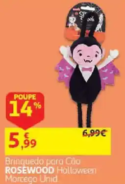 Auchan Brinquedo para Cão Rosewood Halloween Morcego Unid. promoção